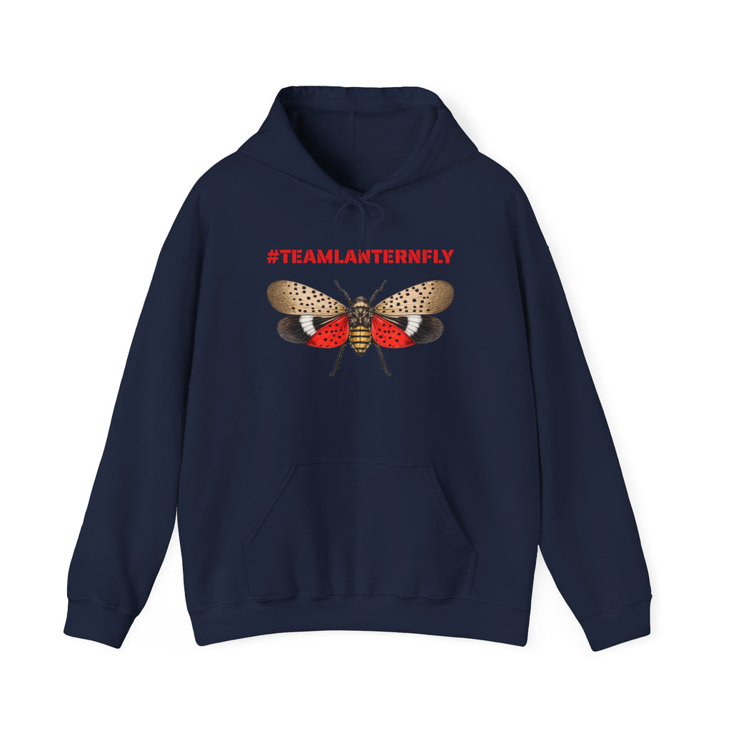 NYC Spotted Lanternfly Hoodie — Team Lanternfly Hooded Pullover Sweatshirt