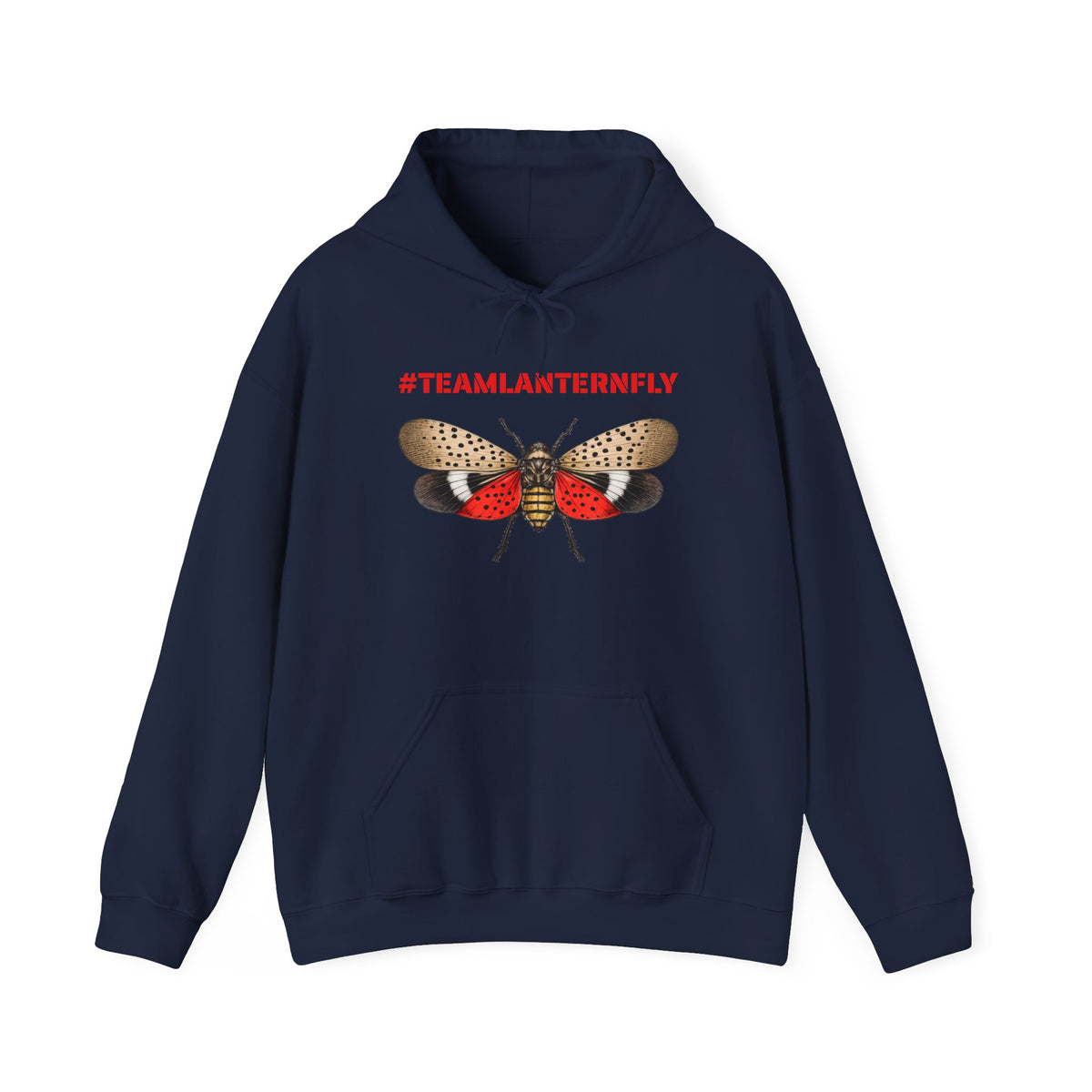 NYC Spotted Lanternfly Hoodie — Team Lanternfly Hooded Pullover Sweatshirt