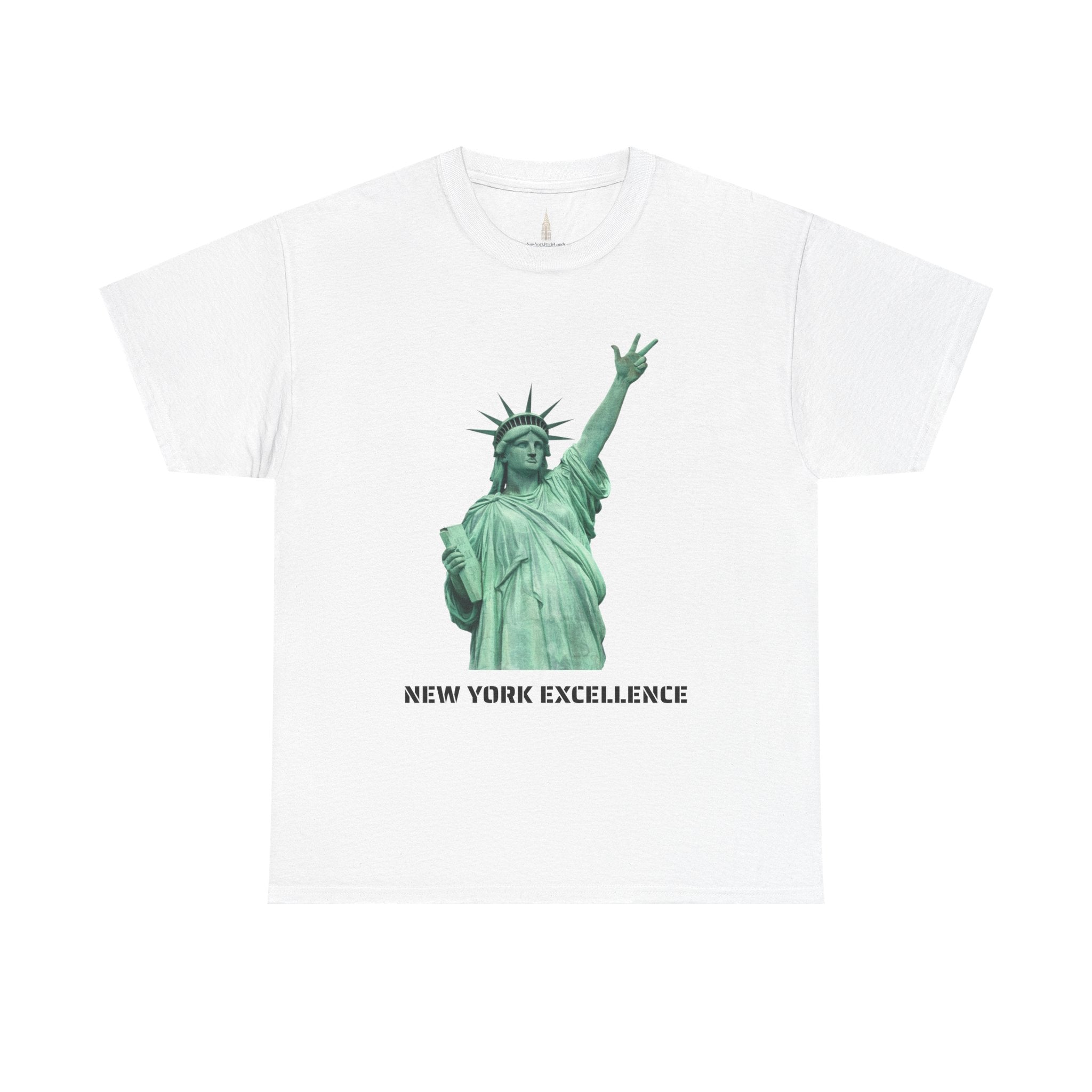 New York Excellence Three Points T-Shirt | Statue of Liberty Jalen Brunson NYC Basketball Tee