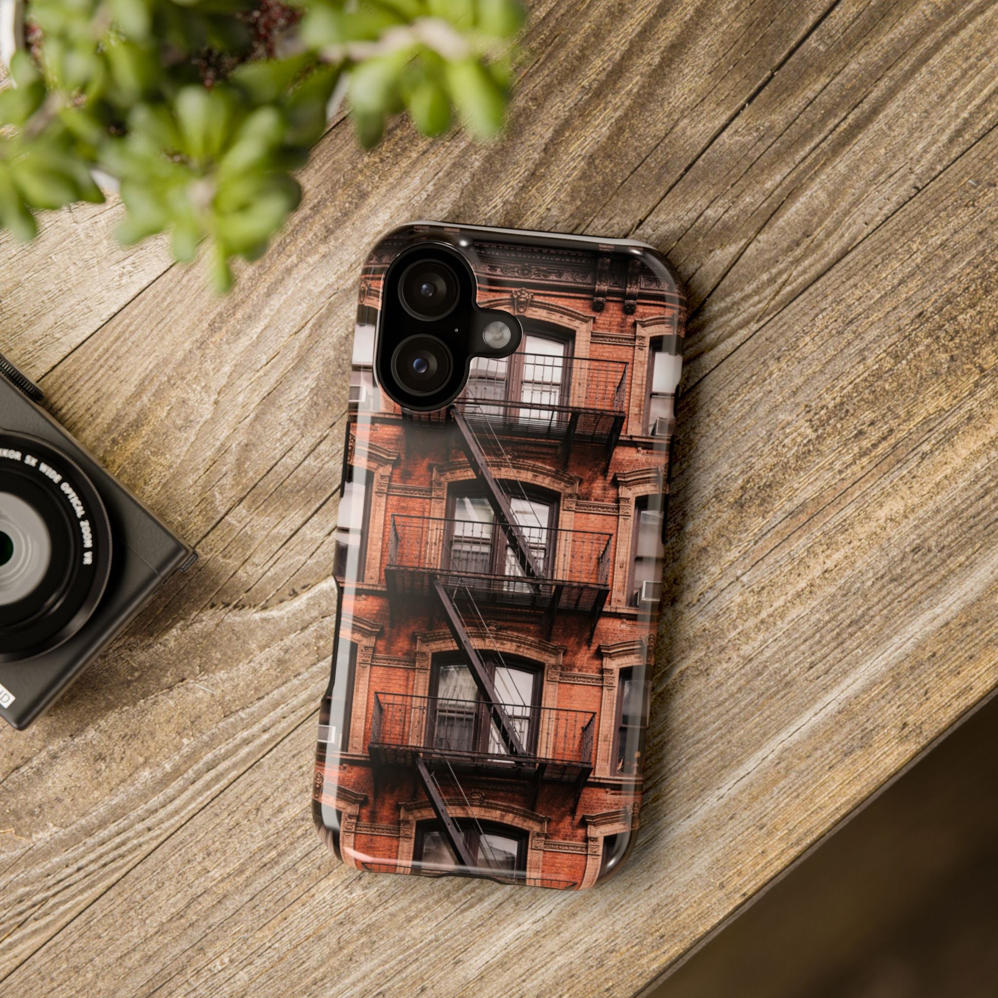 New York Tenement phone case | NYC architecture Impact-Resistant Case