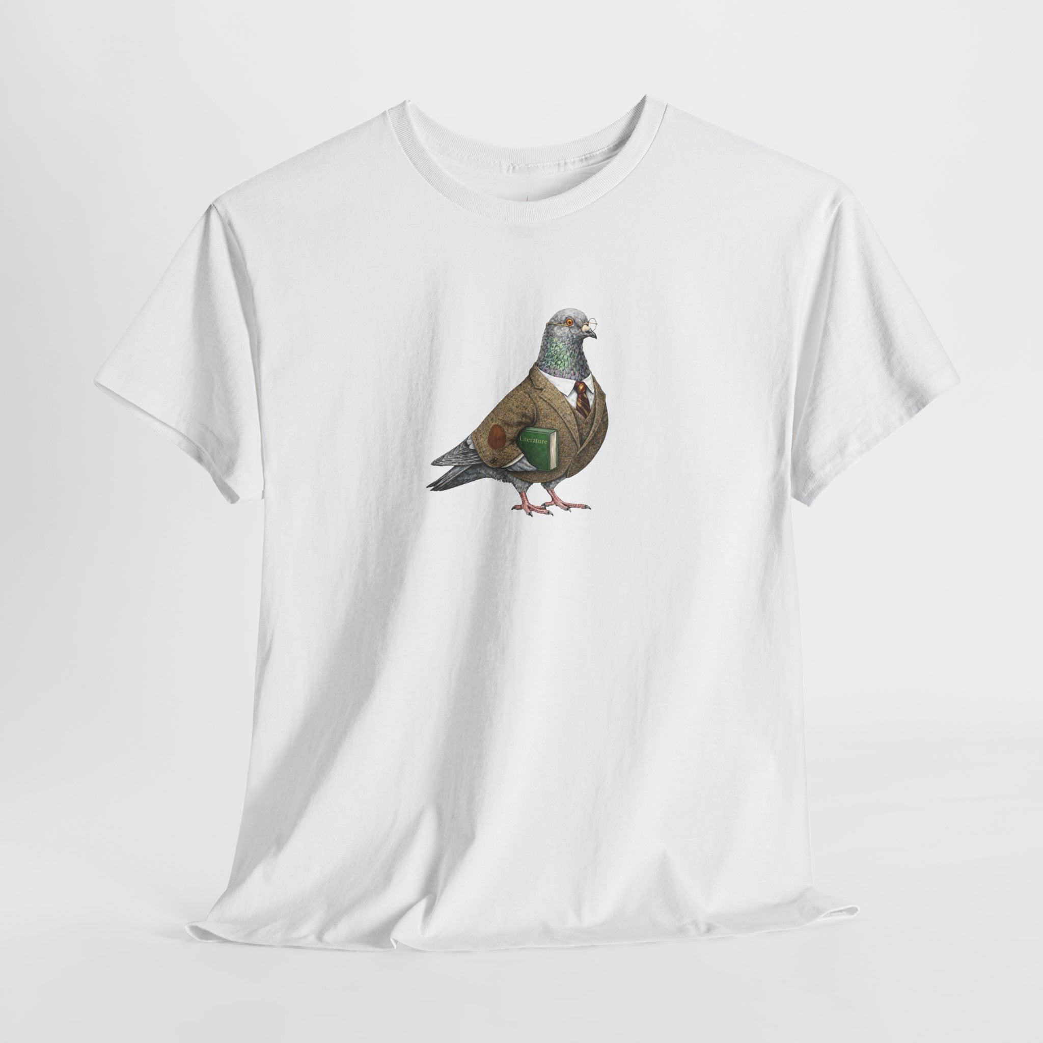 Customizable Morningside Heights NYC Pigeon T-Shirt | University Professor Tee