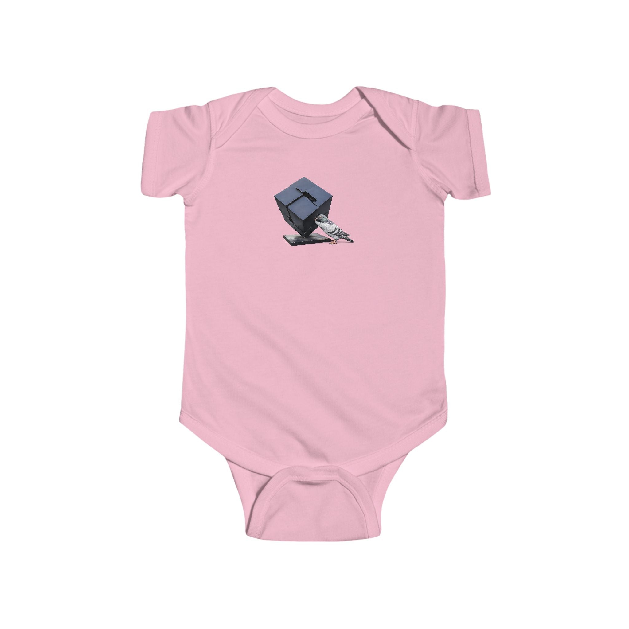Customizable Astor Place NYC Pigeon Baby Onesie | New Yorker Reveal Infant Bodysuit