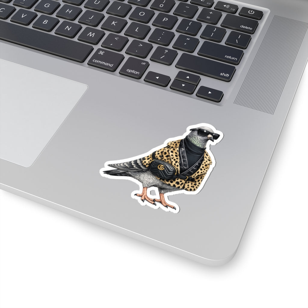 Staten Island NYC Pigeon 3" x 3" Sticker