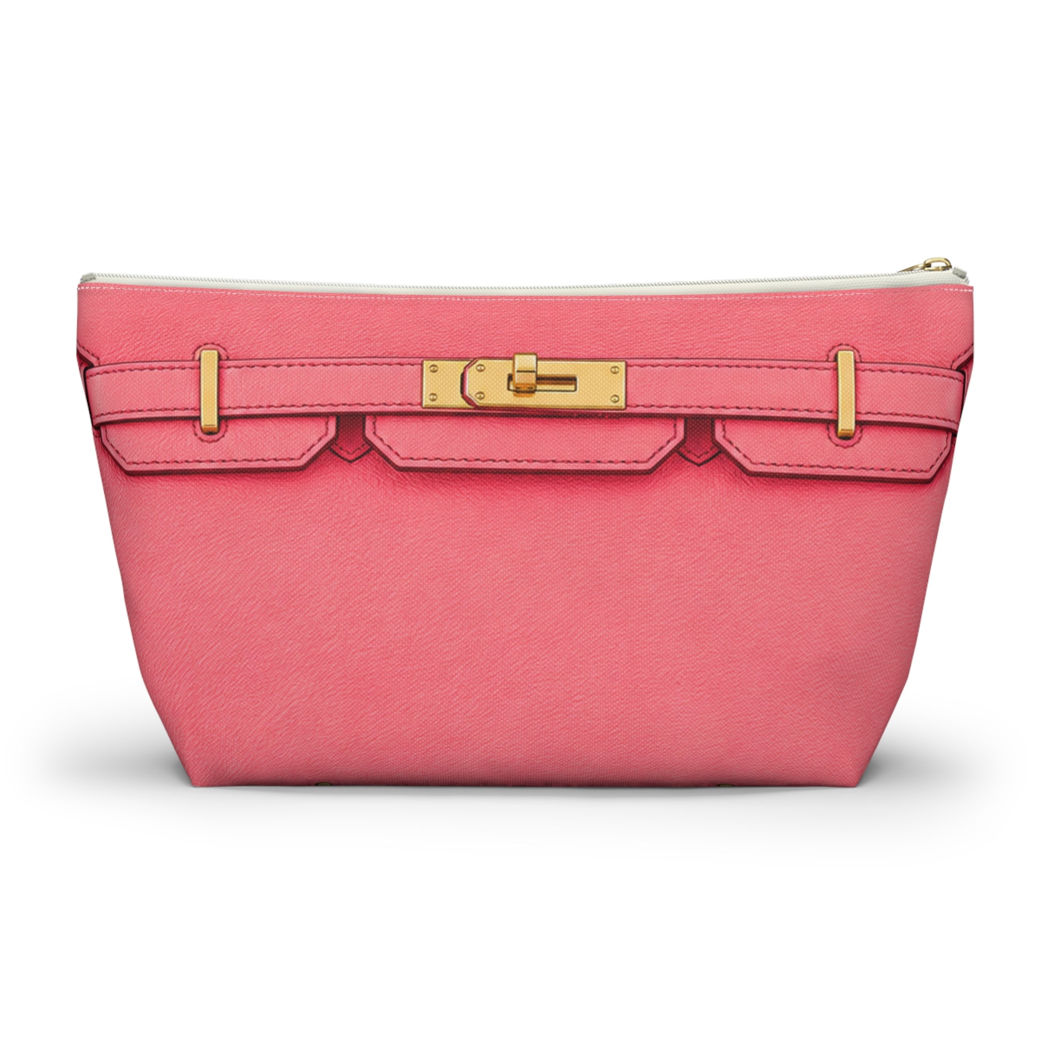 Canal Street Large Pink Makeup Bag —  T-Bottom Travel Bag
