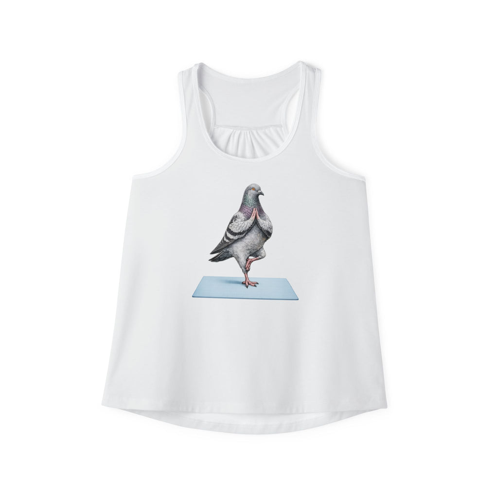 Central Park NYC Pigeon Yoga Tank Top | Bird Lover Yoga Lover Athleisure Top