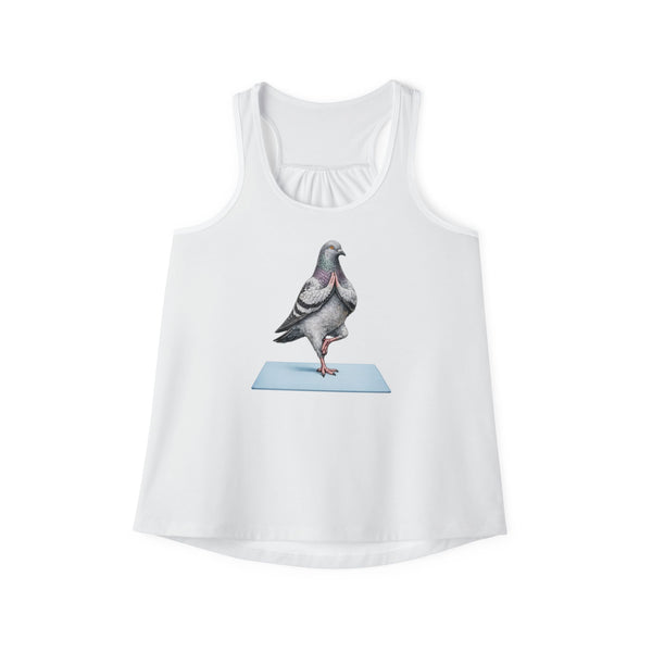 Central Park NYC Pigeon Yoga Tank Top | Bird Lover Yoga Lover Athleisure Top