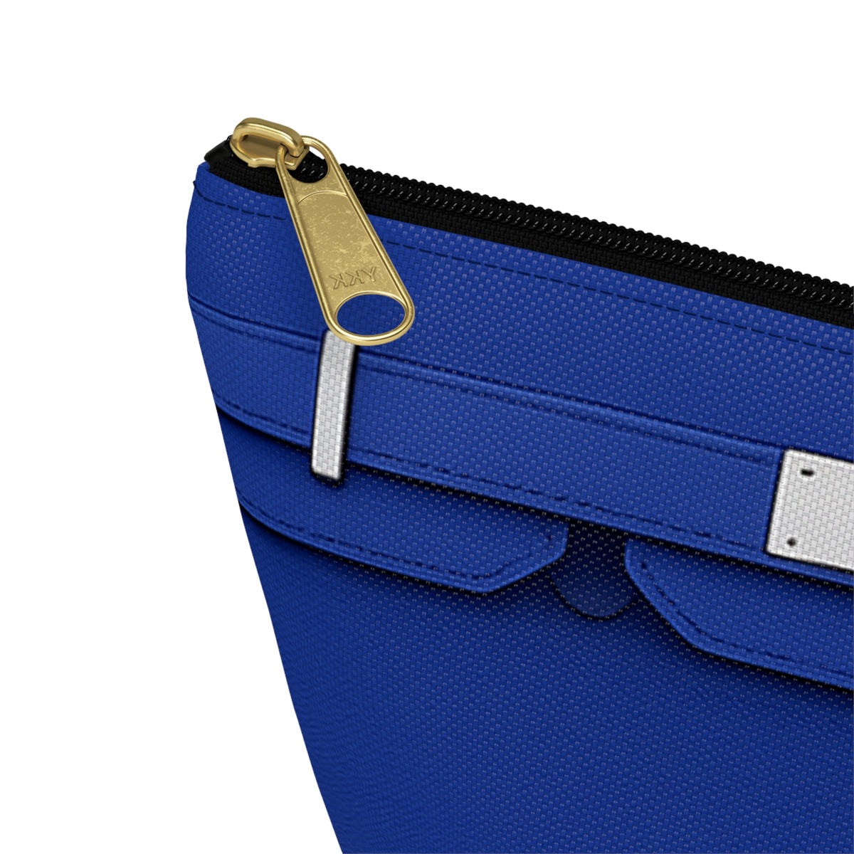 Canal Street Blue Makeup Bag —  T-Bottom Travel Bag
