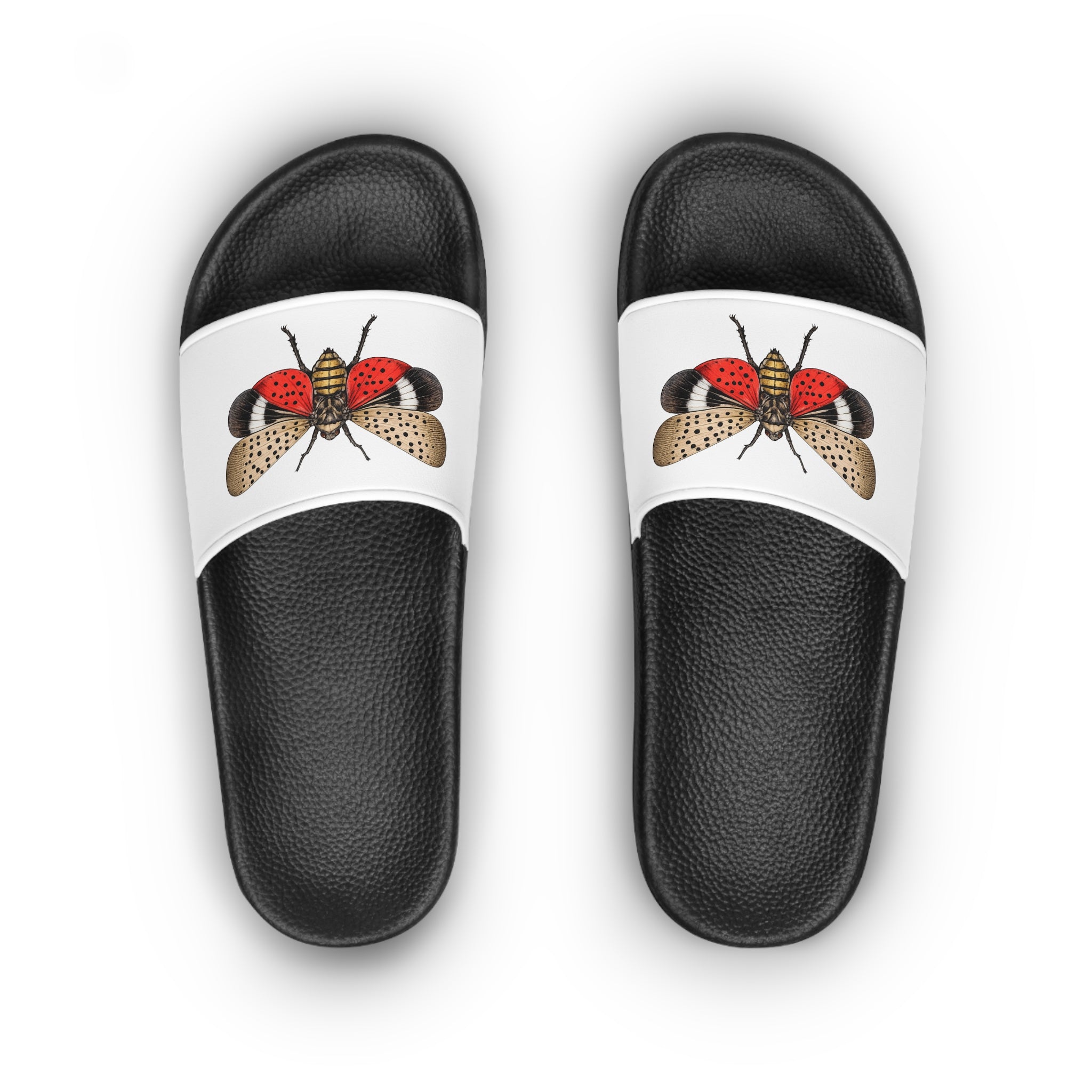 Spotted Lanternfly Stomper Slide Sandals — NYC Summer Insect Slides