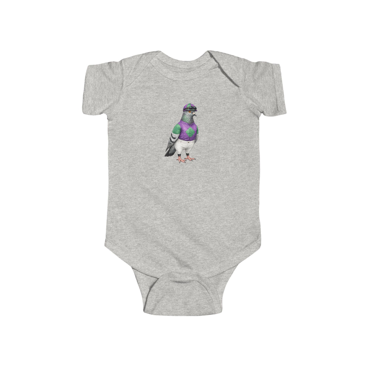 Customizable Ozone Park NYC Pigeon Baby Onesie | New Yorker Reveal Infant Bodysuit