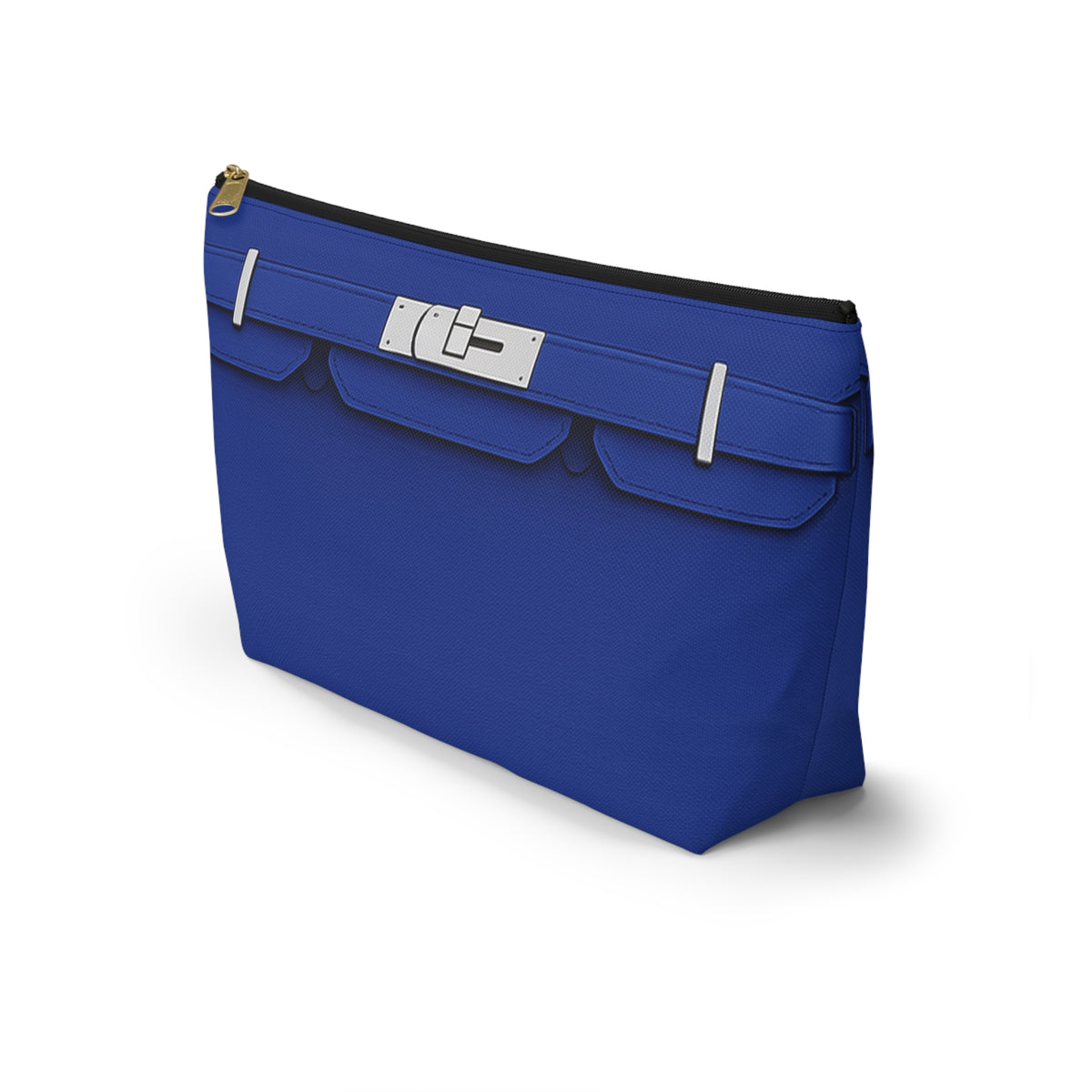 Canal Street Large Blue Makeup Bag —  T-Bottom Travel Bag
