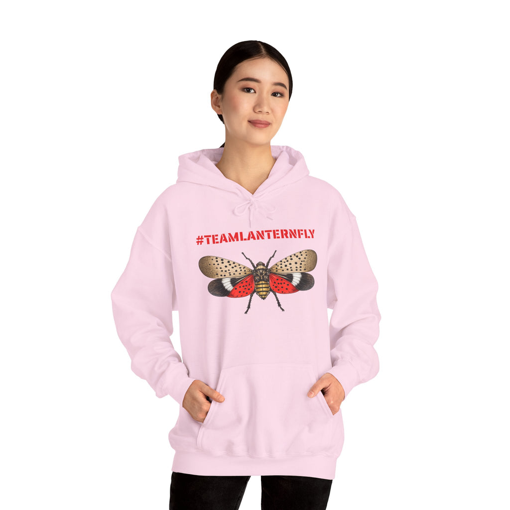 NYC Spotted Lanternfly Hoodie — Team Lanternfly Hooded Pullover Sweatshirt