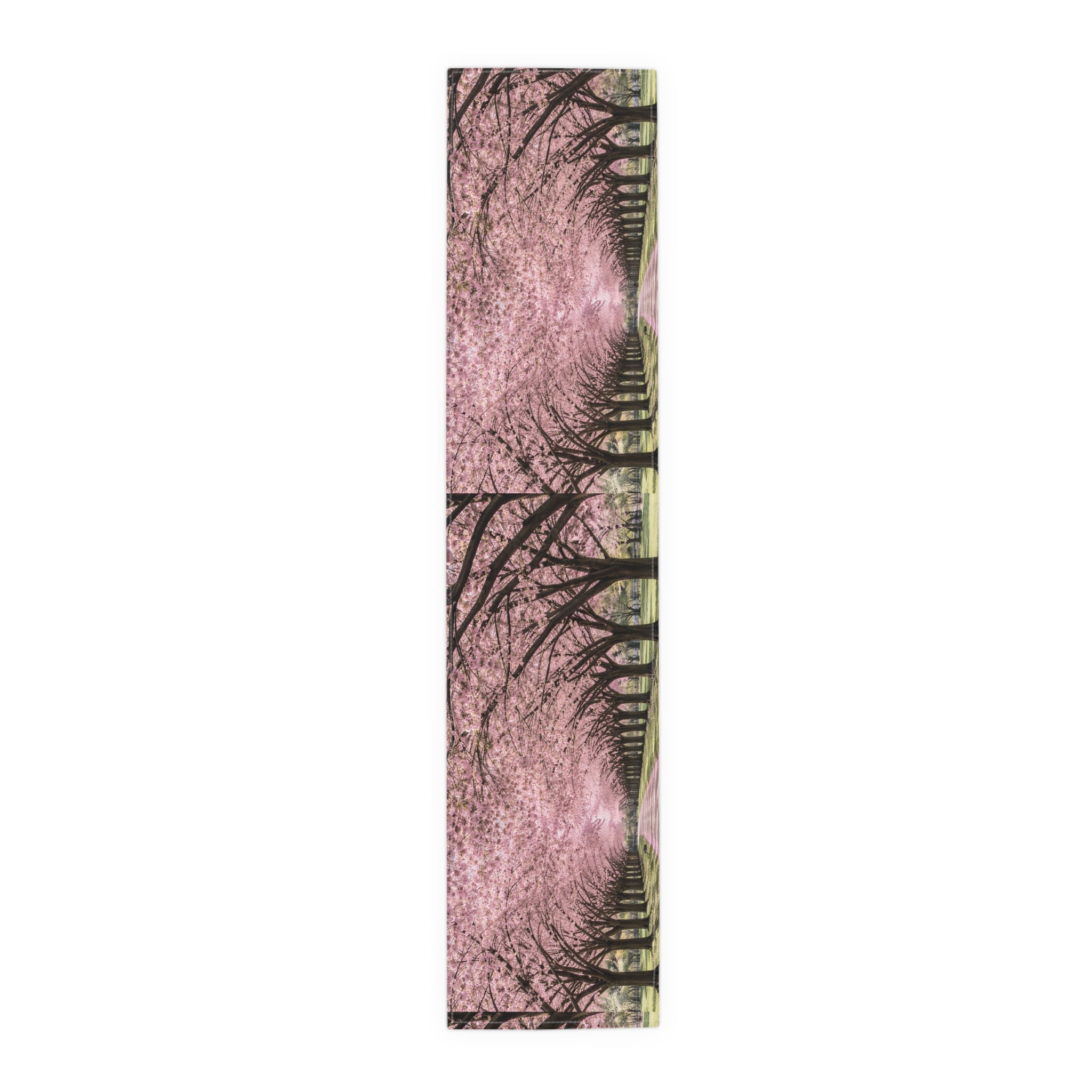 Prospect Park Cherry Blossoms Table Runner — Brooklyn Flowers Dining Table Decor