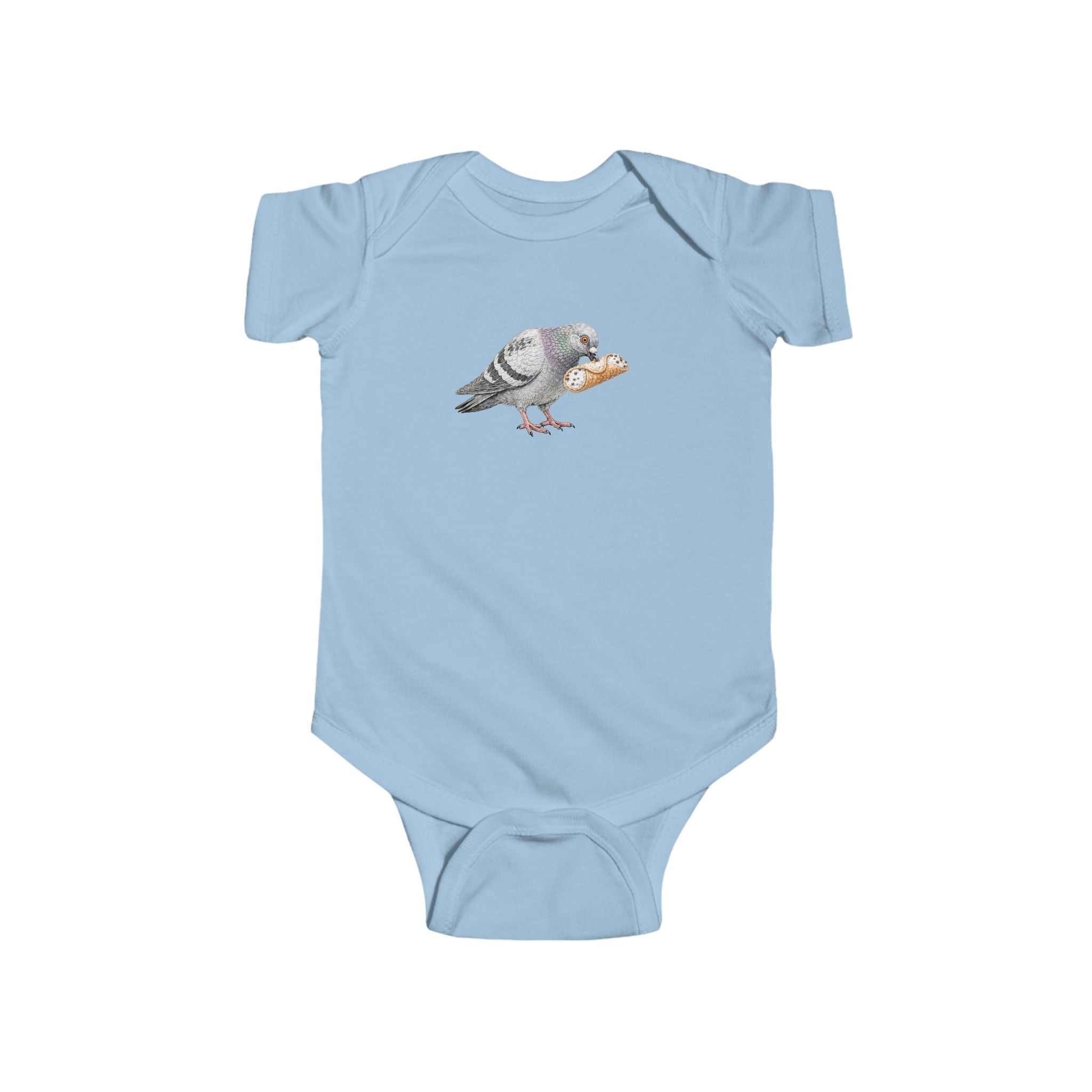 Customizable Arthur Avenue NYC Pigeon Baby Onesie | New Yorker Reveal Infant Bodysuit