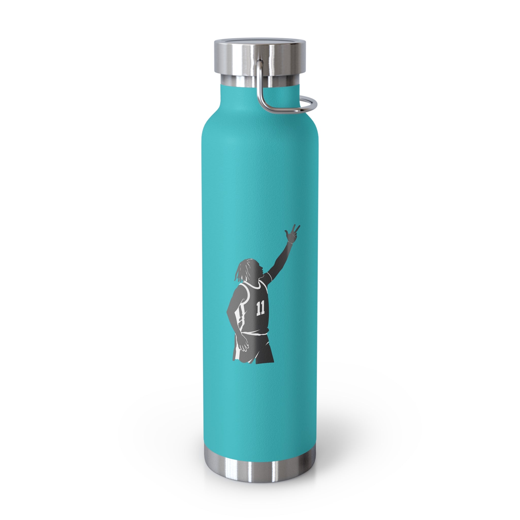 Customizable Jalen Brunson NYC 22oz Water Bottle | New York Basketball Fan Copper Vacuum Insulated