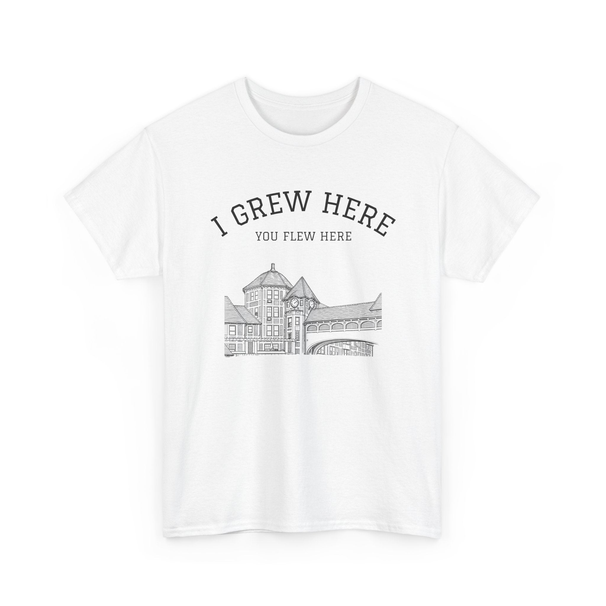 Forest Hills Station Plaza T-Shirt | I Grew Here You Flew Here New York City Queens Station Plaza Tee