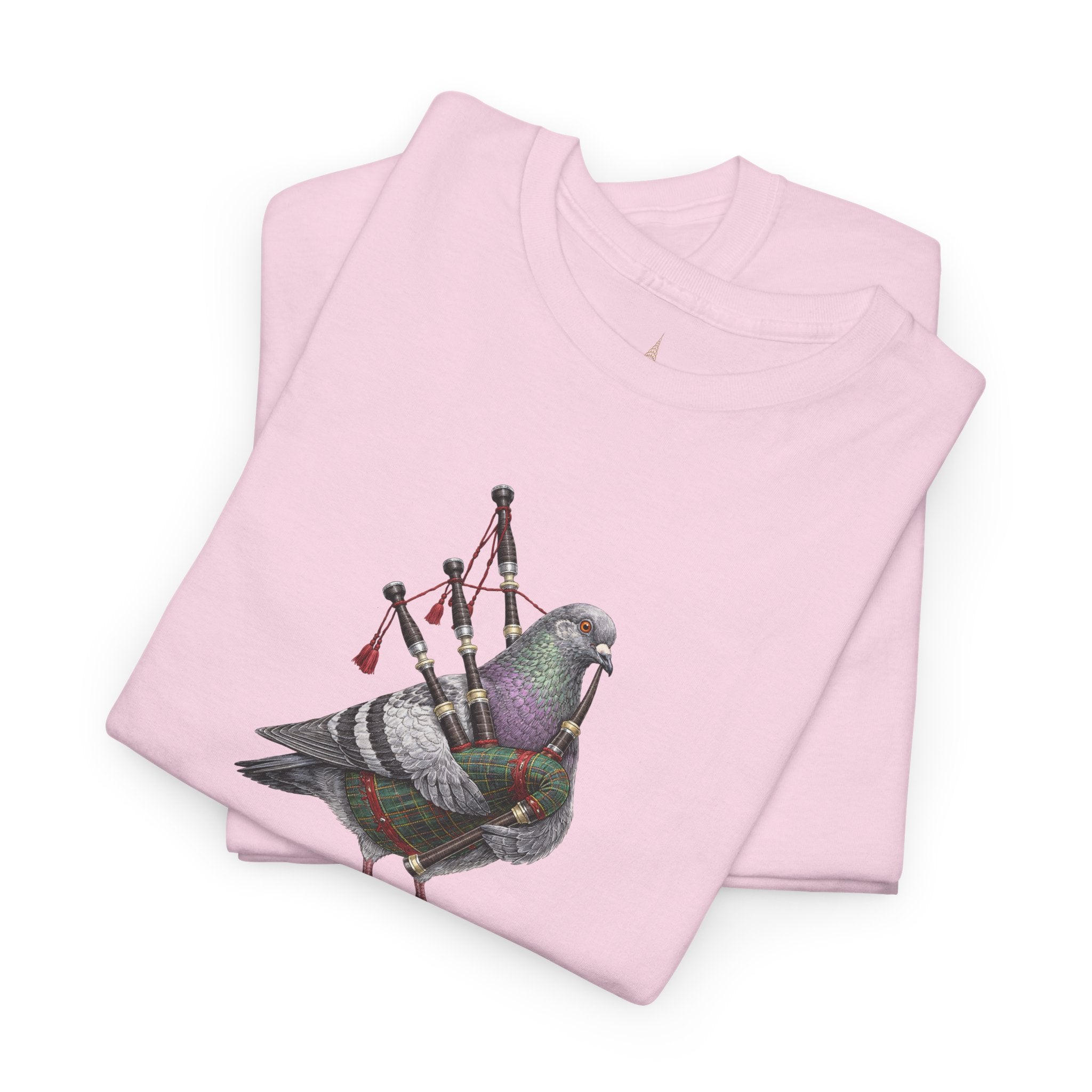 Customizable Woodlawn NYC Pigeon T-Shirt | Bagpiper Tee