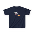 Customizable Little Italy NYC Pigeon Kid Pizza Tee —  Cute Bird Pizza Lover T-Shirt for Children