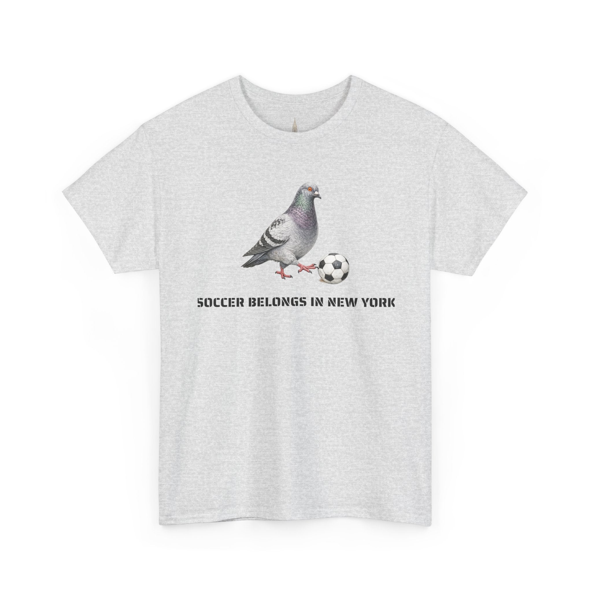 Customizable Corona NYC Pigeon Soccer Belongs in New York T-Shirt | Soccer Player Tee