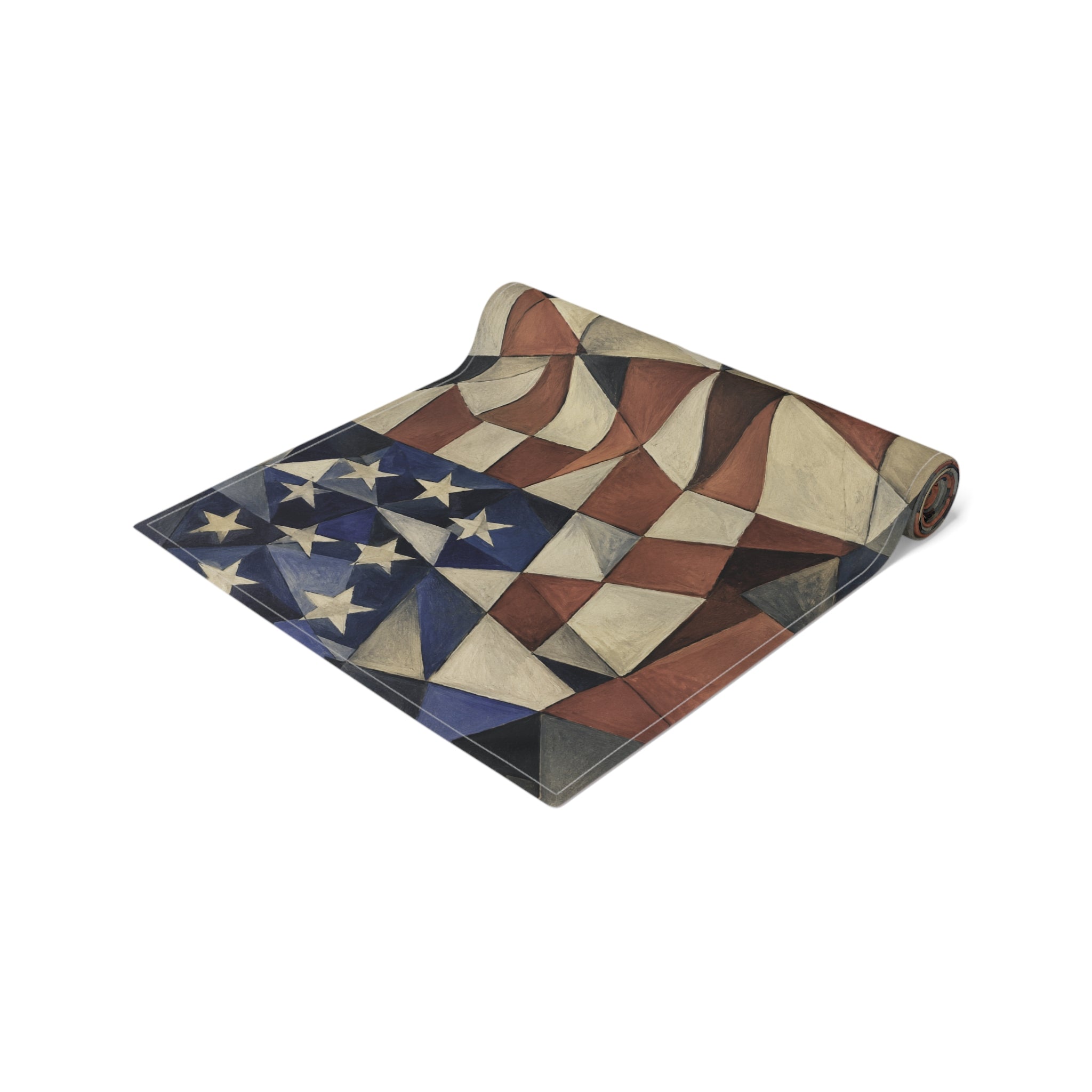 4th of July Table Runner — America 250 Red, White and Blue Table Runner