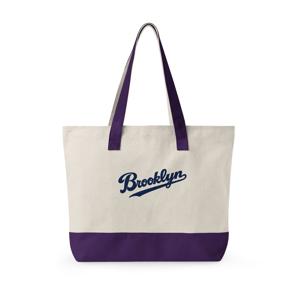 Brooklyn Canvas Tote — Zippered Market Bag