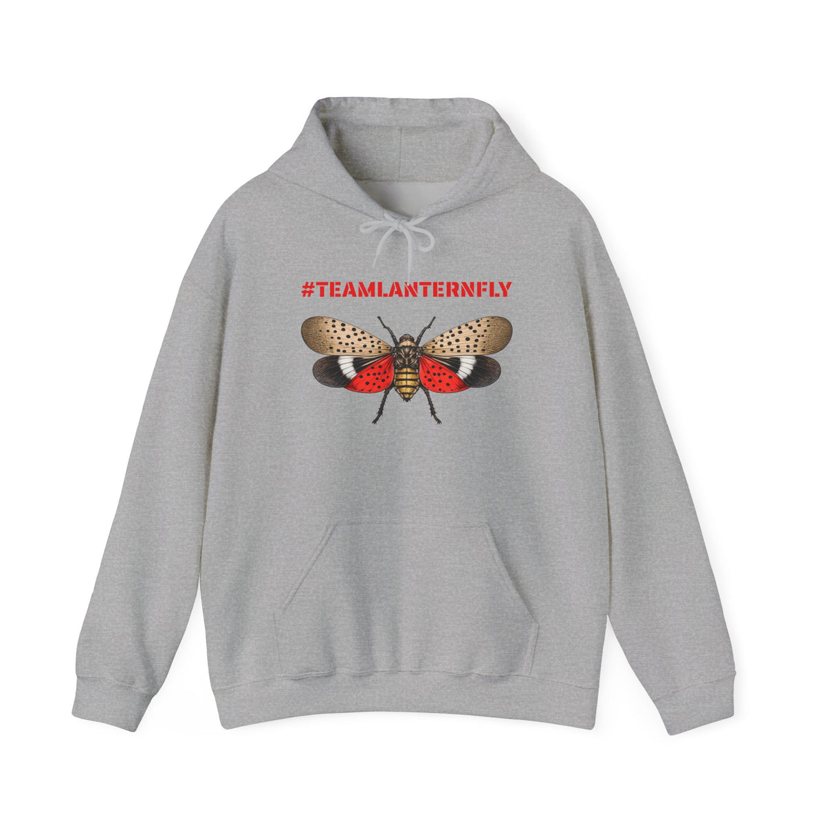 NYC Spotted Lanternfly Hoodie — Team Lanternfly Hooded Pullover Sweatshirt