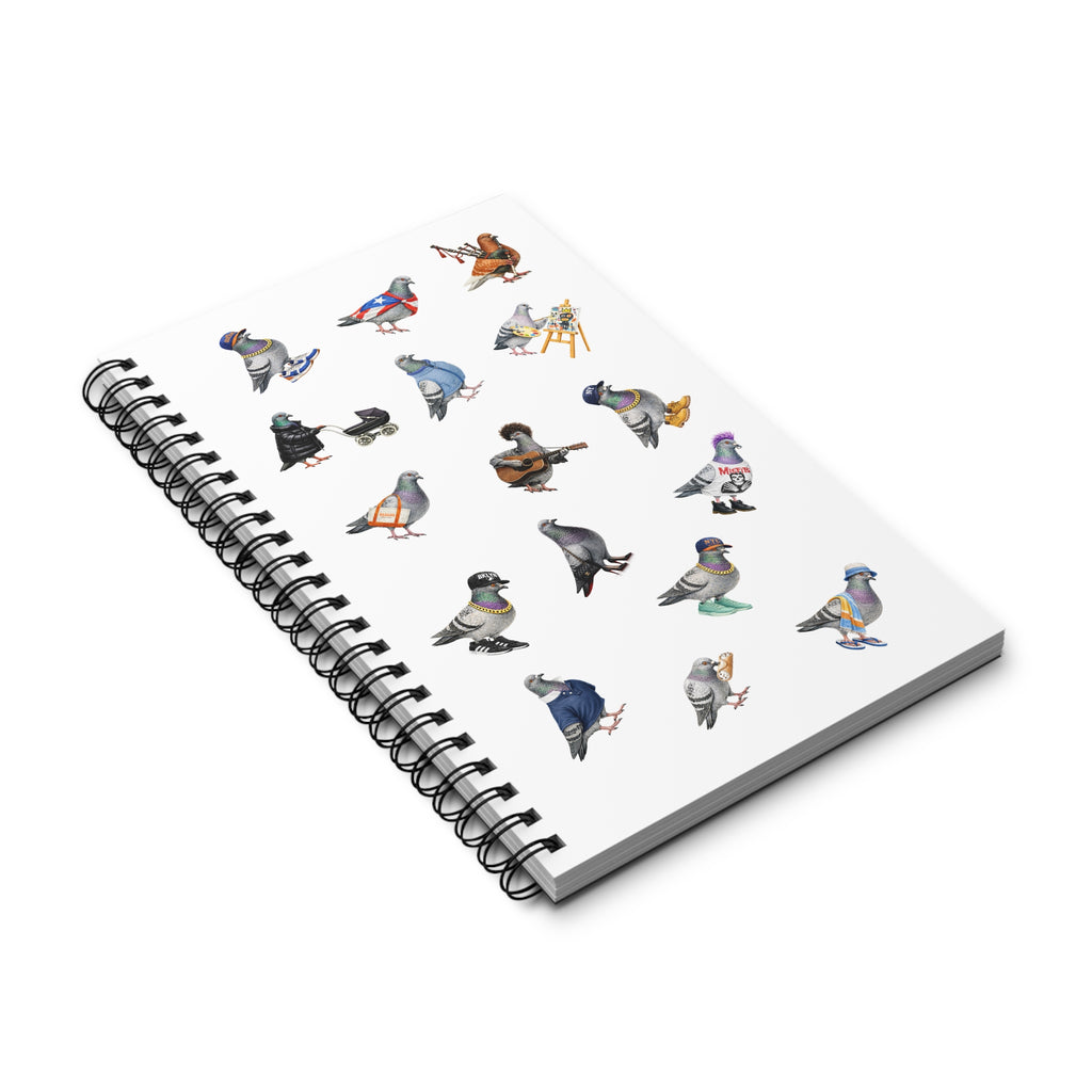 Pigeons of New York City Spiral Journal | NYC Pigeon Bird Lovers Notebook