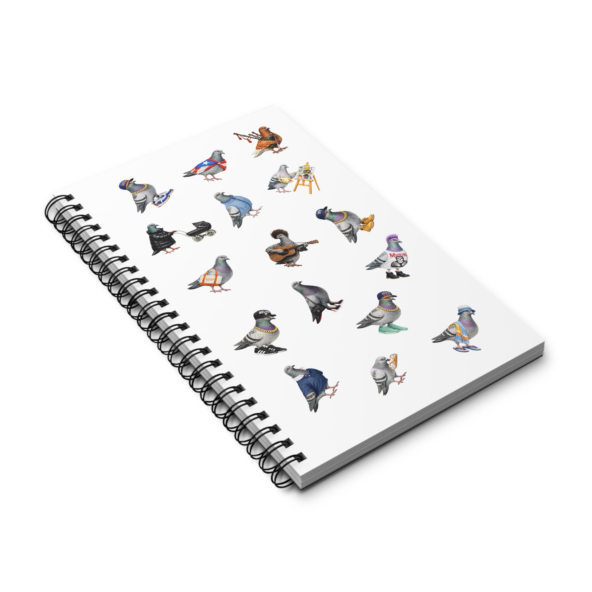 Pigeons of New York City Spiral Journal | NYC Pigeon Bird Lovers Notebook