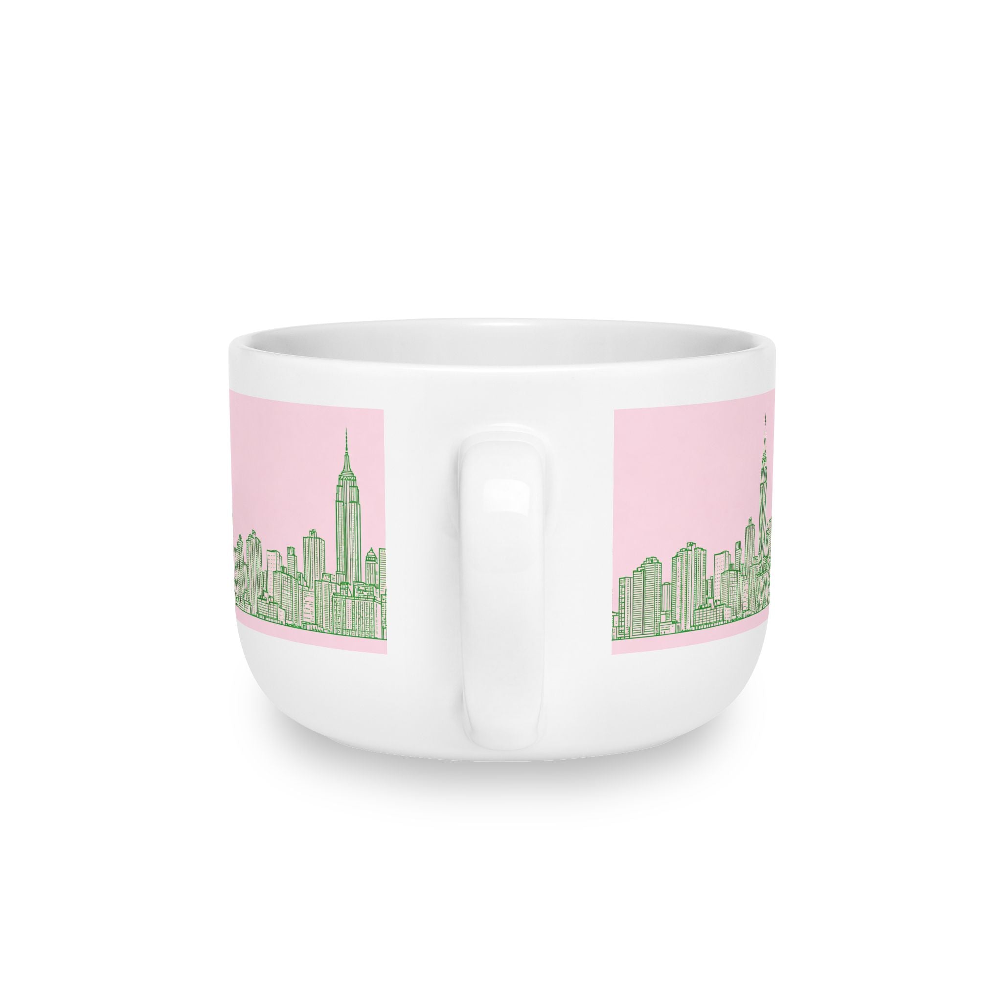 Manhattan Skyline Clam Chowder Bowl   25oz Ceramic Soup Bowl 2
