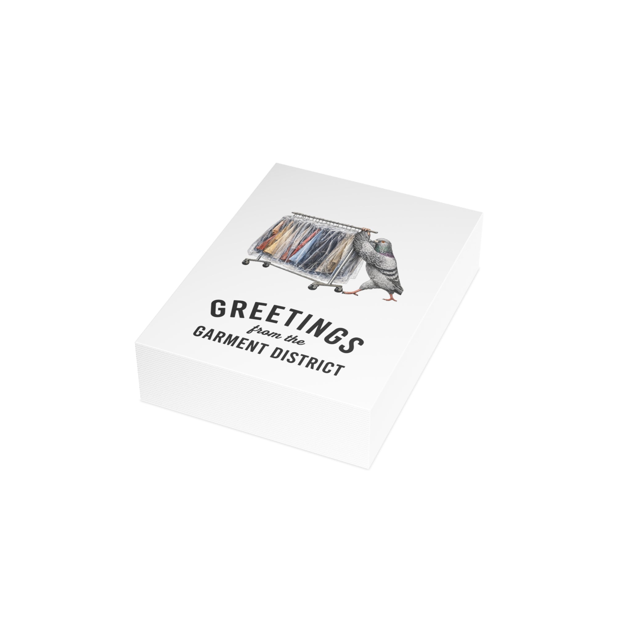 Garment District NYC Pigeon Postcard Bundle (envelopes included)