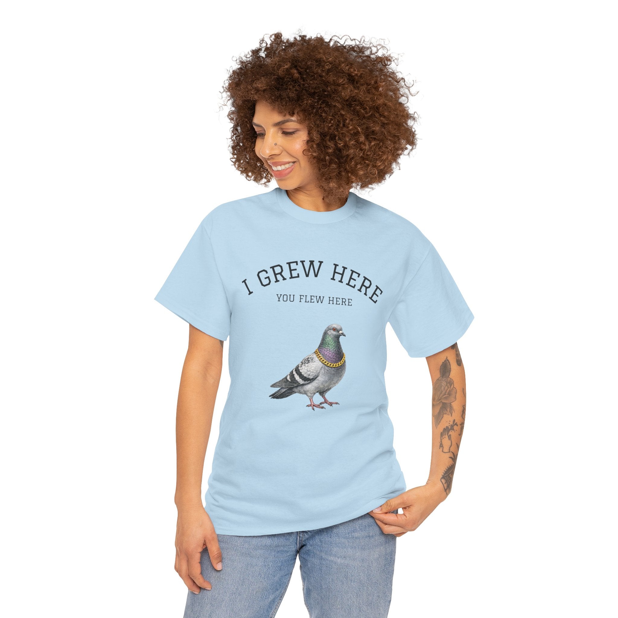NYC Pigeon T-Shirt | I Grew Here You Grew Here Tee