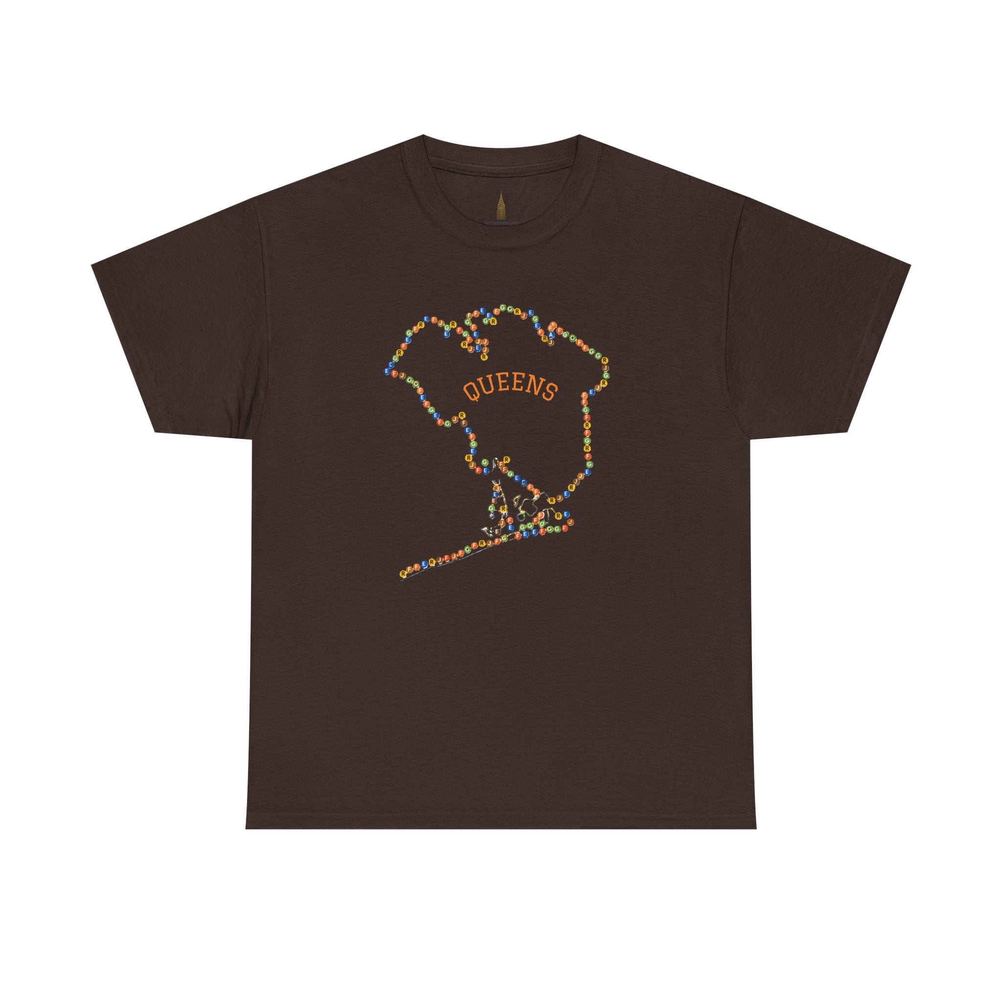 Camiseta Mapa de Queens | Camiseta con Señales de Metro
