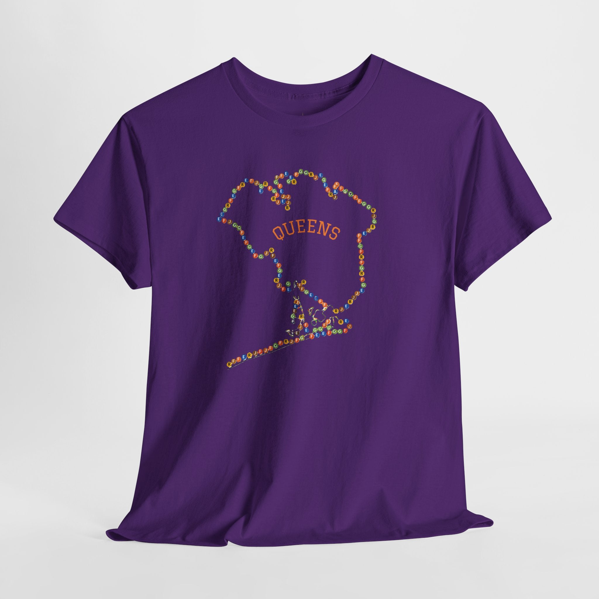 Queens Map Subway Signs T-Shirt | NYC Subway Tee
