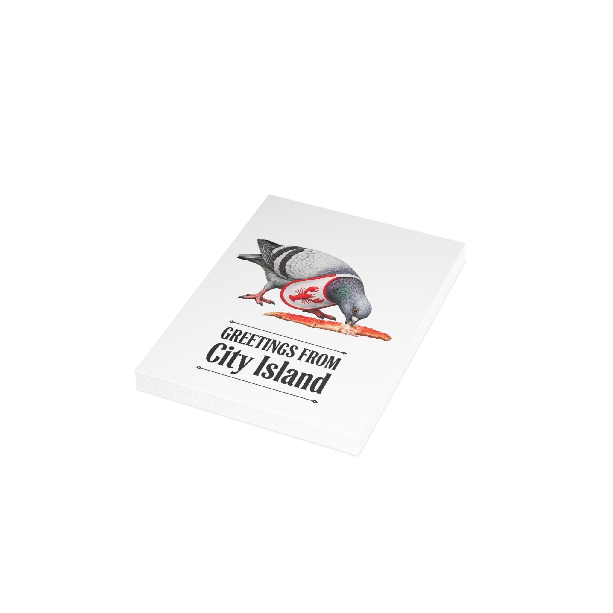 City Island NYC Pigeon Postcard Bundle (envelopes included)