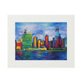Fiddler on the Manhattan Roof Marc Chagall-inspired Mat Frame