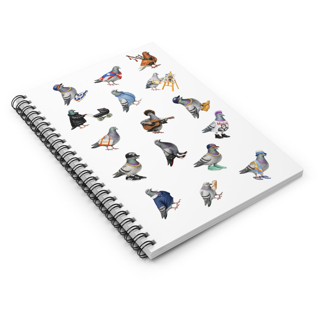 Pigeons of New York City Spiral Journal | NYC Pigeon Bird Lovers Notebook