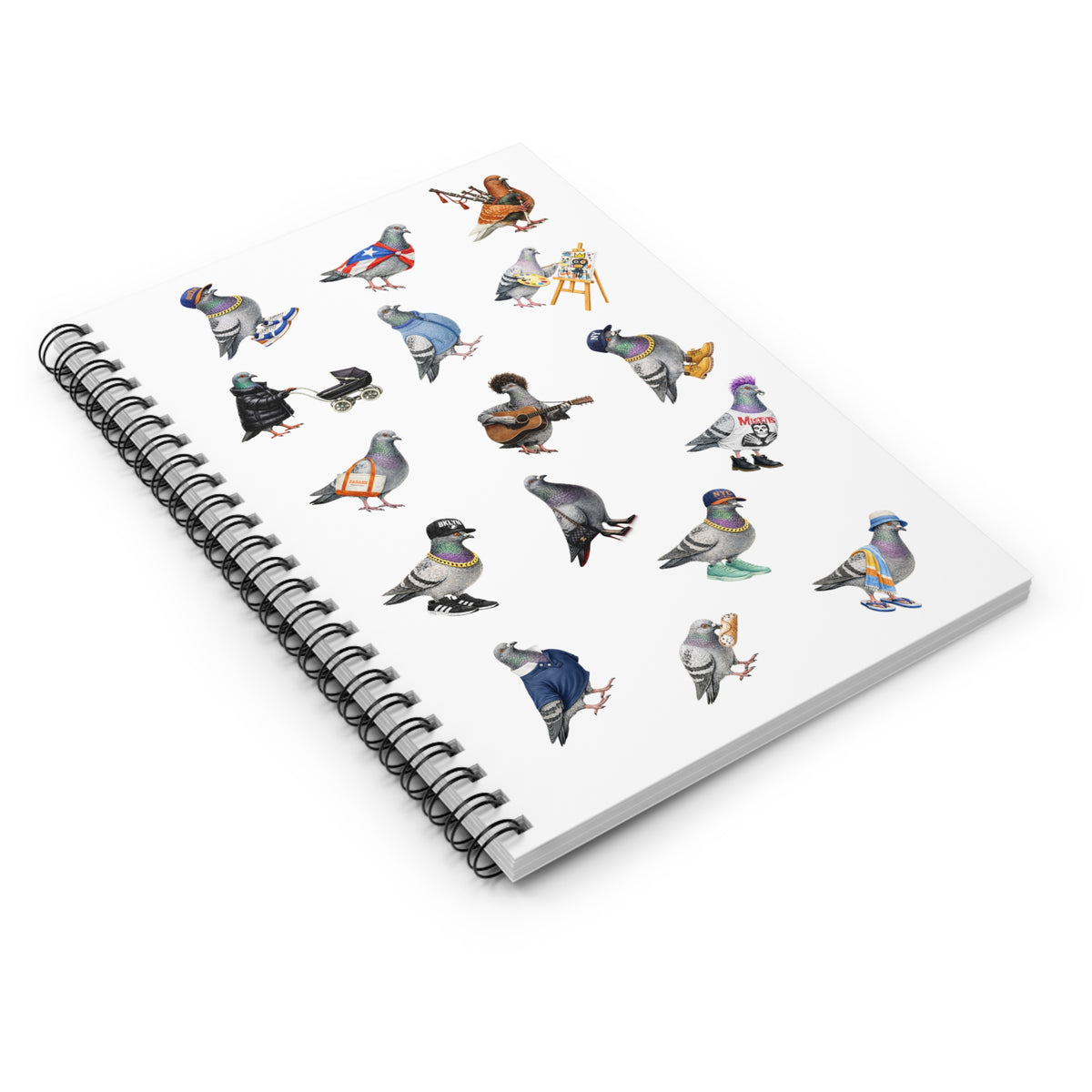 Pigeons of New York City Spiral Journal | NYC Pigeon Bird Lovers Notebook