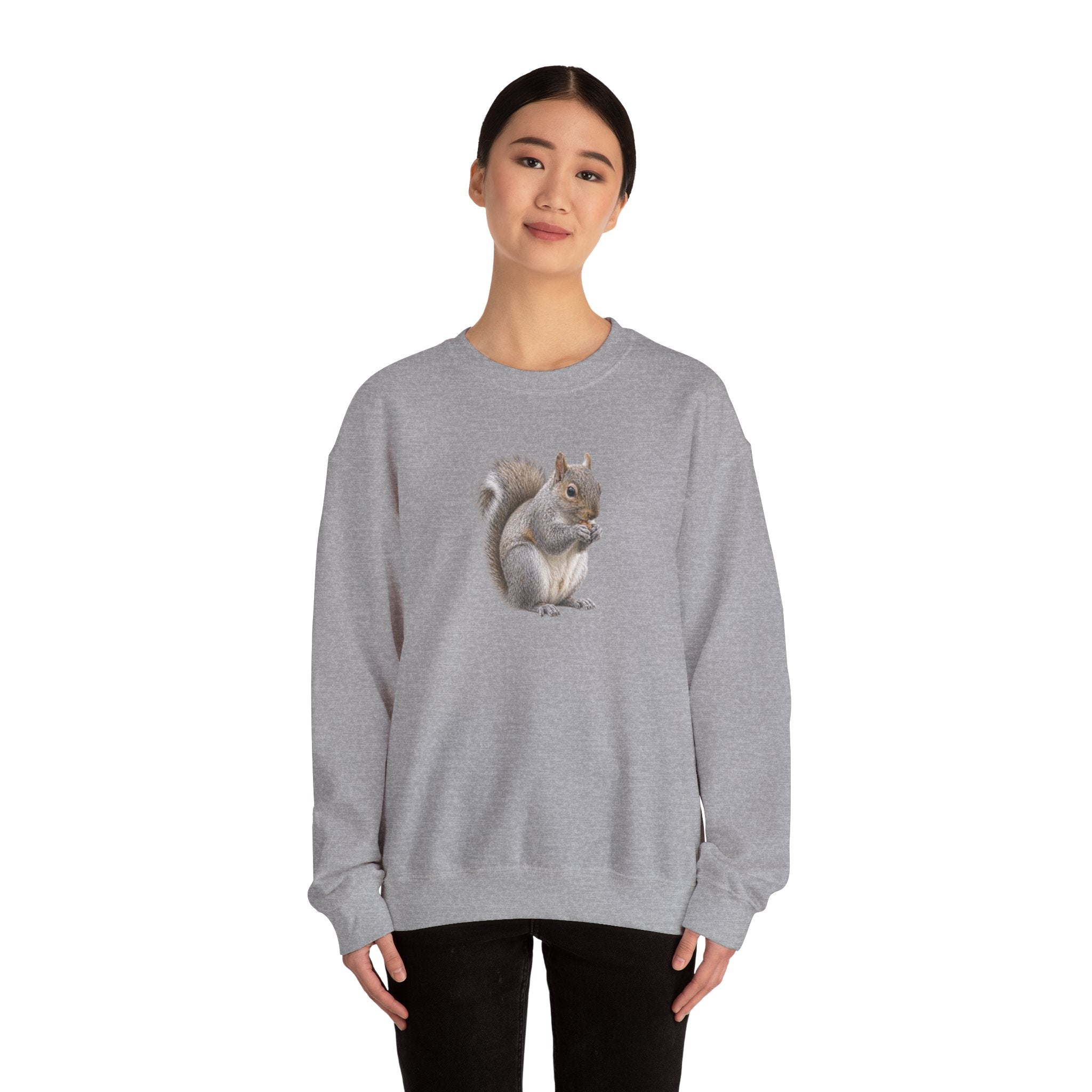 NYC Squirrel Sweatshirt | New York Crewneck Sweater
