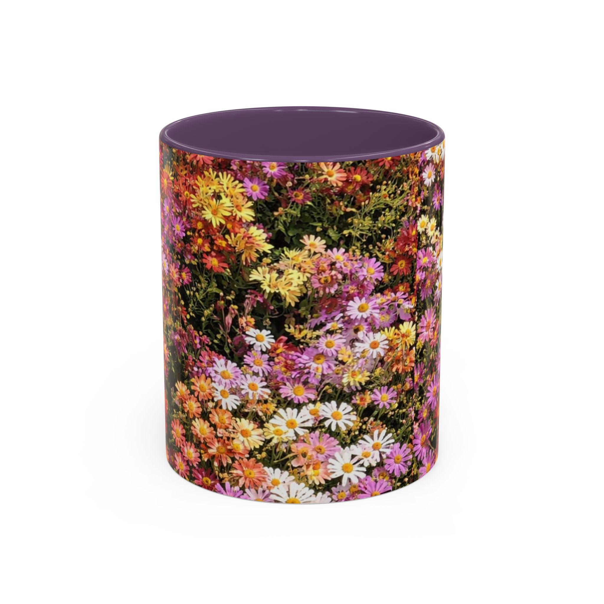 Central Park Korean Chrysanthemum Accent Coffee Mug — Tea Mug 11oz