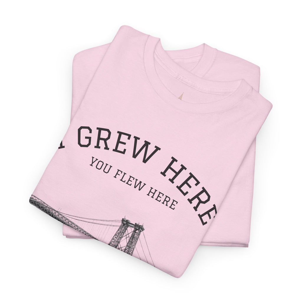 Williamsburg Bridge T-Shirt | I Grew Here You Flew Here Brooklyn NYC Tee