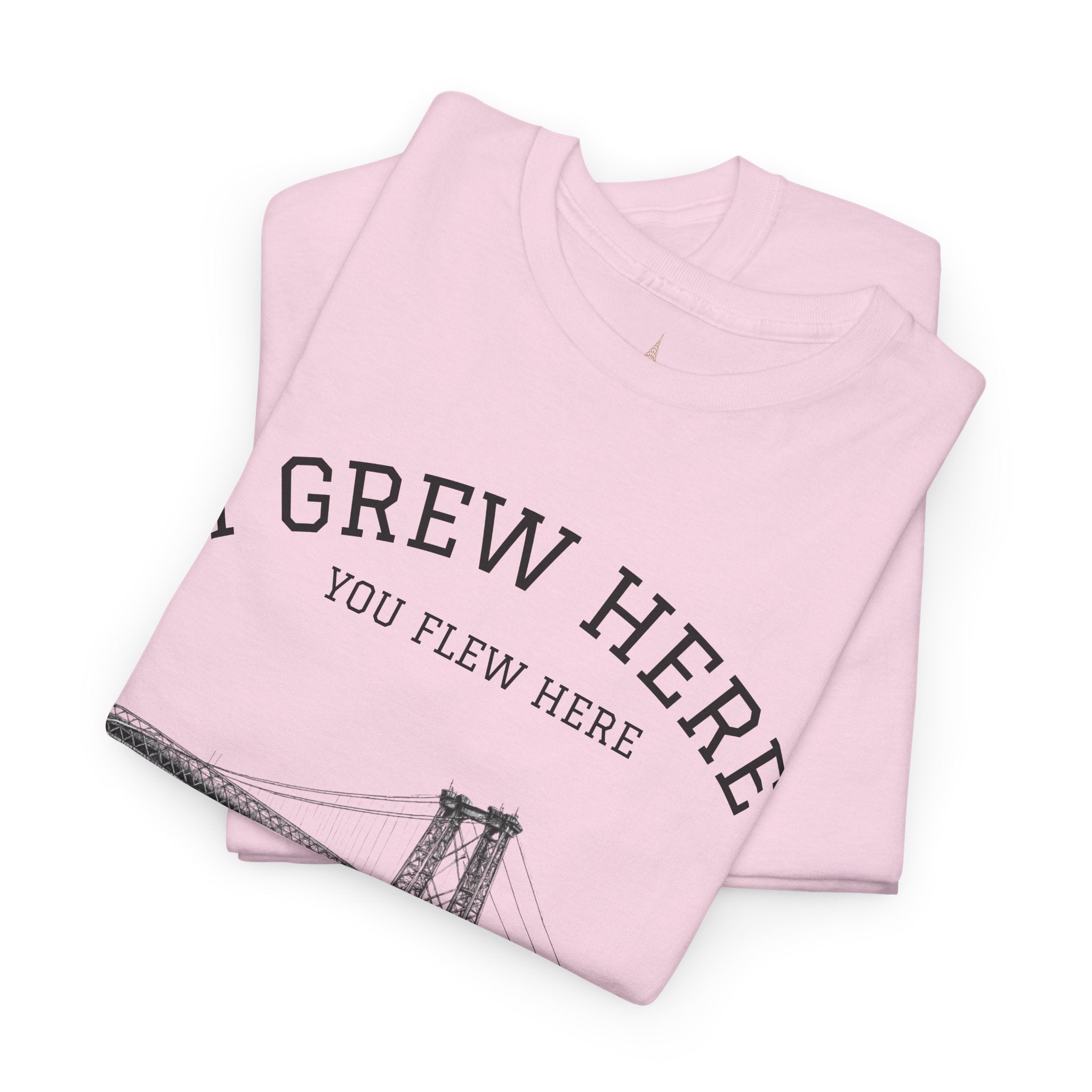 Williamsburg Bridge T-Shirt | I Grew Here You Flew Here Brooklyn NYC Tee