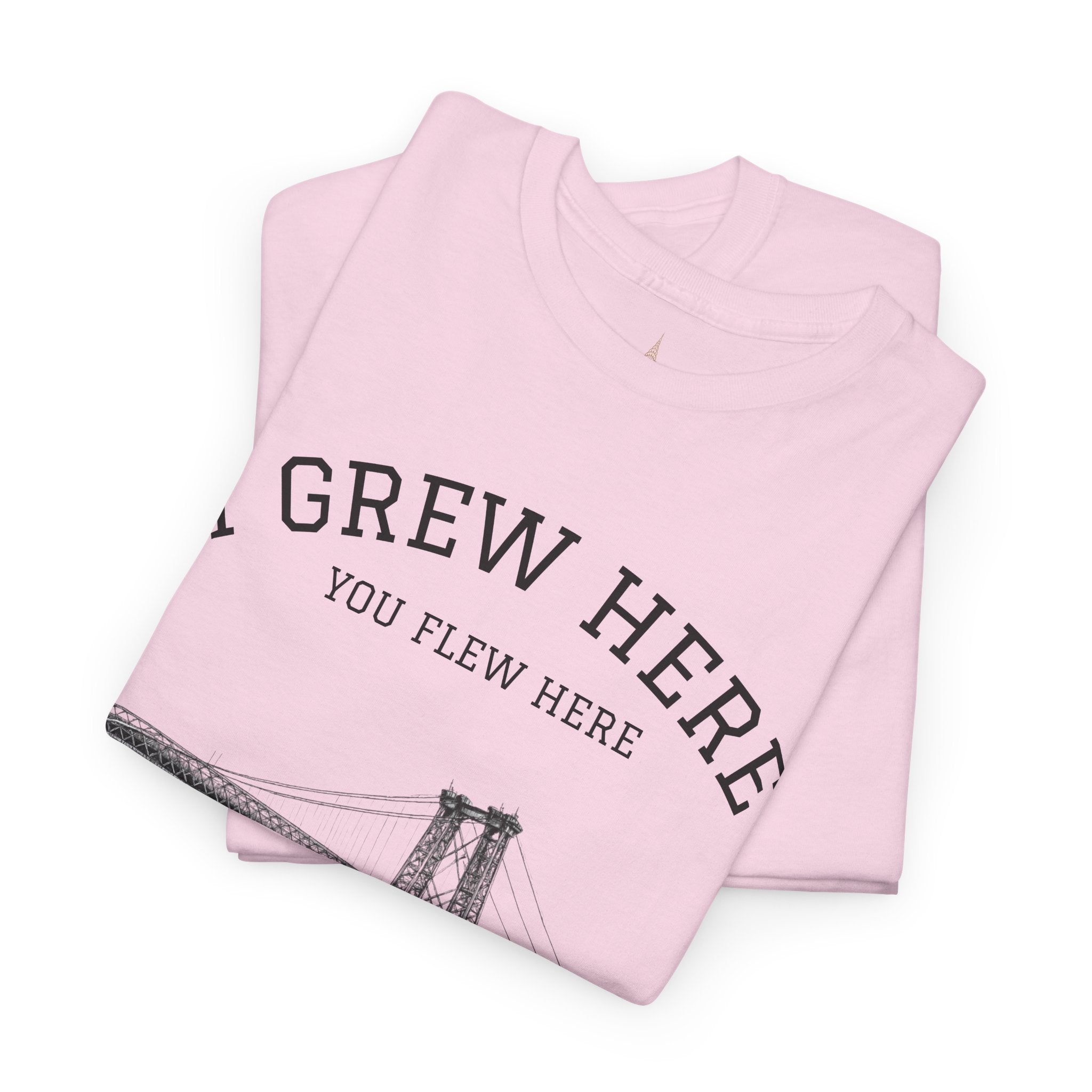 Williamsburg Bridge T-Shirt | I Grew Here You Flew Here Brooklyn NYC Tee