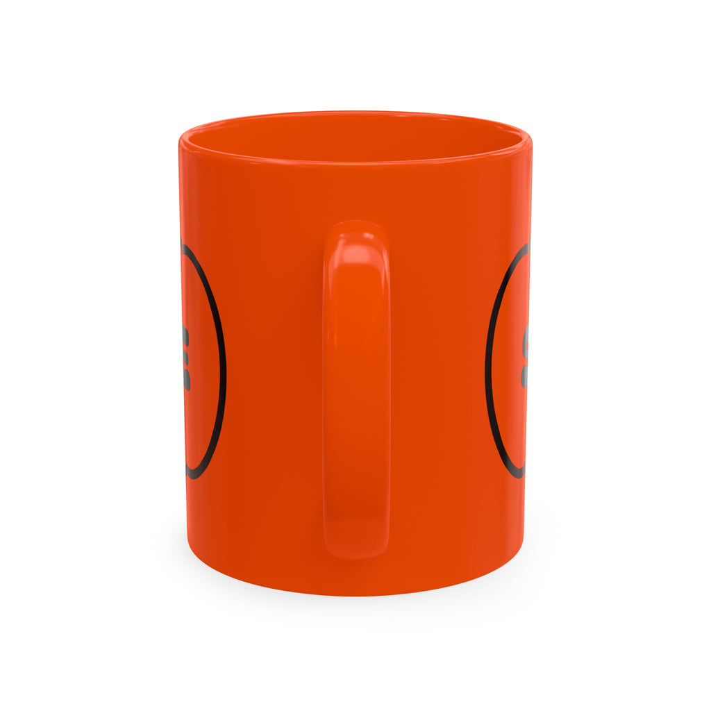 Pumpkin Spice Ceramic Mug — Bright Orange Fall Coffee Cup