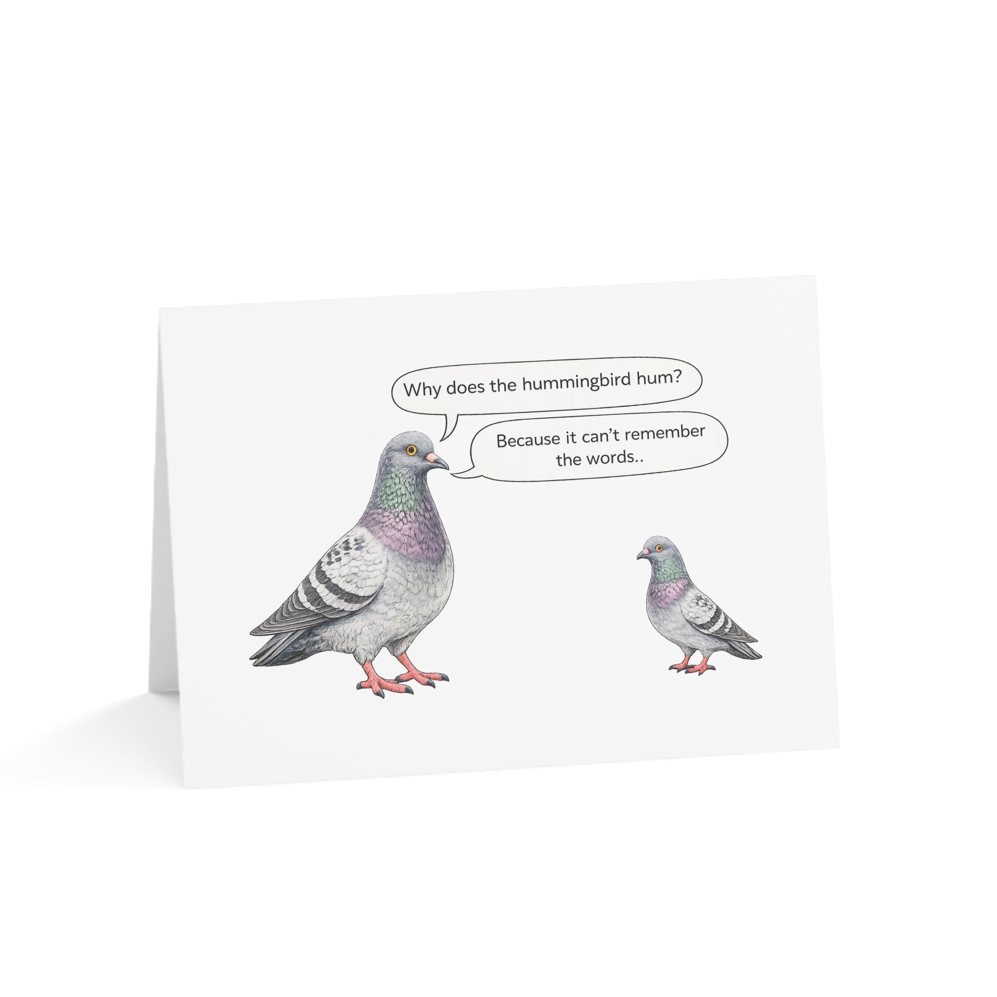NYC Pigeon Father's Day Greeting Card | Dad Jokes Father's Day Card
