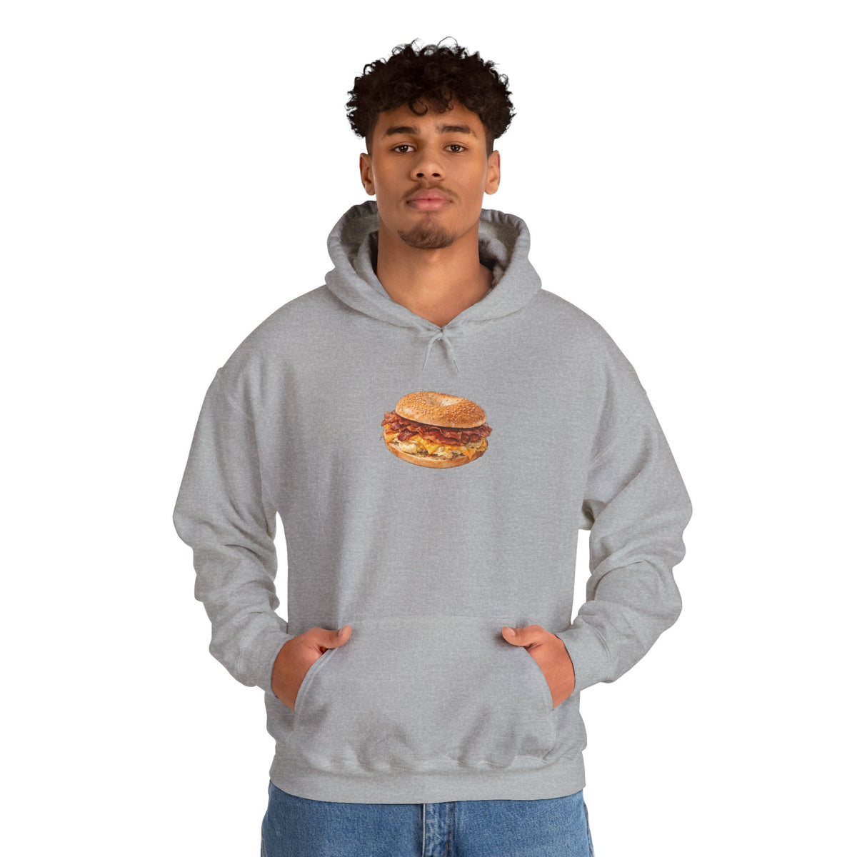 NYC Bacon Egg and Cheese Hoodie — New York Bodega Sandwich Hooded Sweatshirt