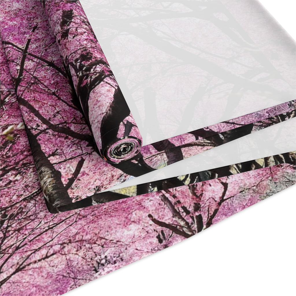 Flushing Meadows Corona Park Cherry Blossoms Table Runner — Queens Flowers Dining Table Decor