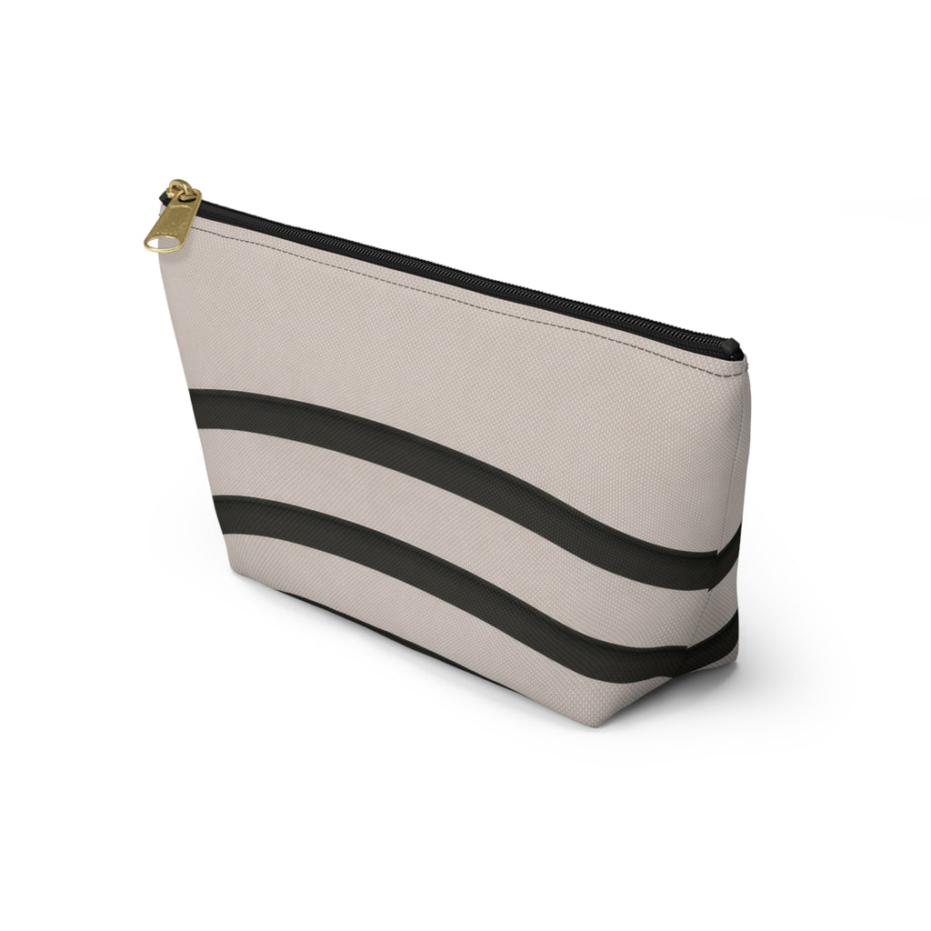 Guggenheim Museum Makeup Bag — T‑Bottom Accessory Pouch