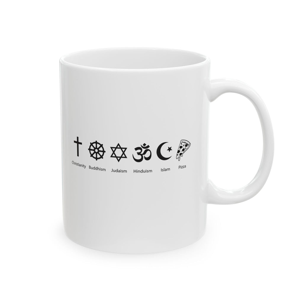 I Belive In Pizza Mug | Pizza Is My Religion Ceramic Mug