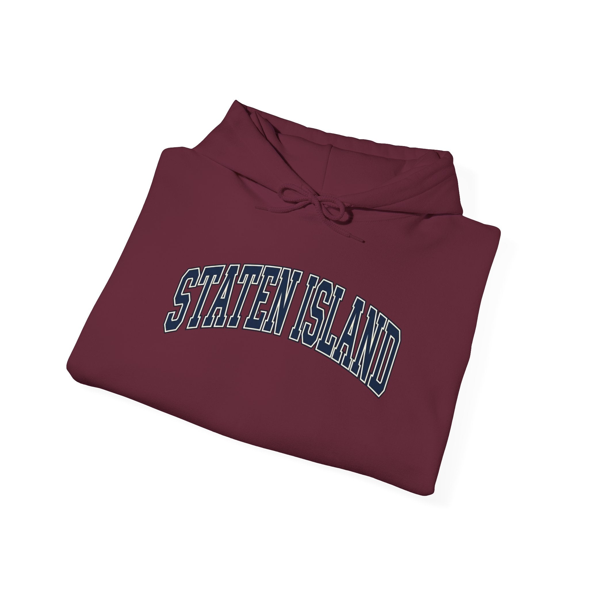 Staten Island Hoodie — Garment-Dyed Pullover Hooded Sweater