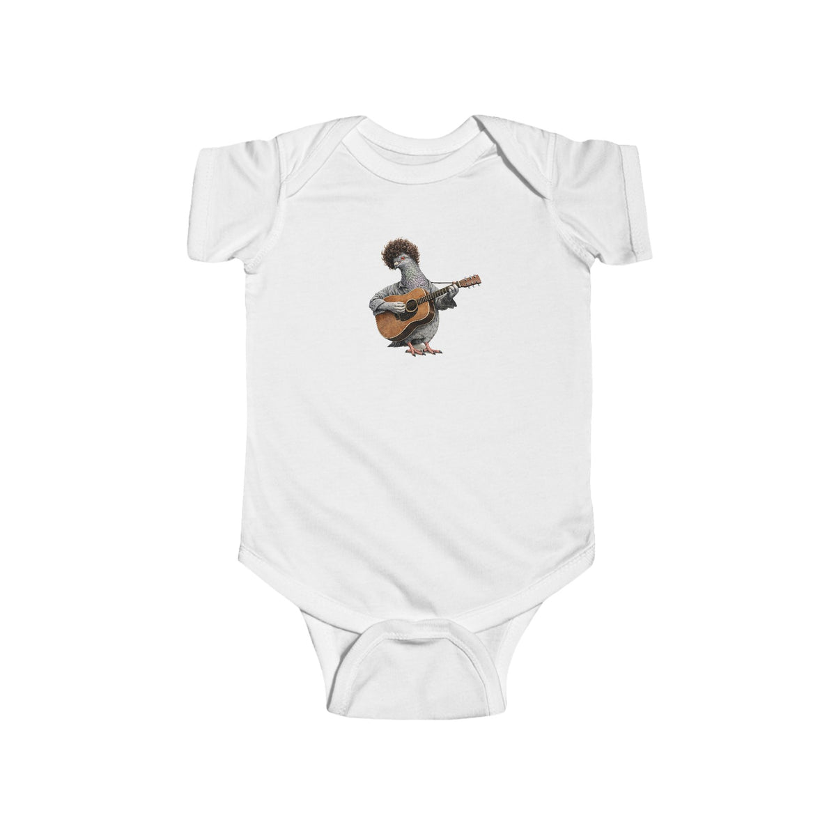 Customizable Greenwich Village NYC Pigeon Baby Onesie | New Yorker Reveal Infant Bodysuit