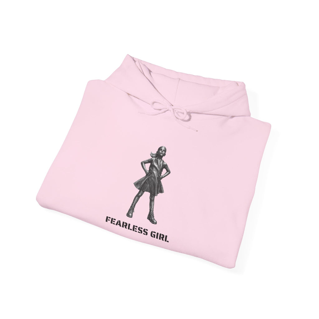 Fearless Girl Hoodie | NYC Empowerment Feminist Hooded Sweatshirt